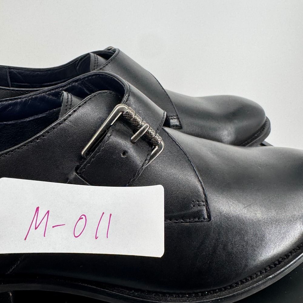 NEW Cole Haan Mens Grand.OS Black Leather Single Monk Strap Dress Shoes Size 12 - Picture 8 of 8